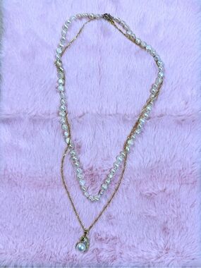 Elegant White Pearl Necklace